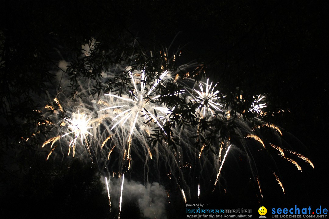 Seenachtfest mit Feuerwerk: Kreuzlingen am Bodensee, 09.08.2014