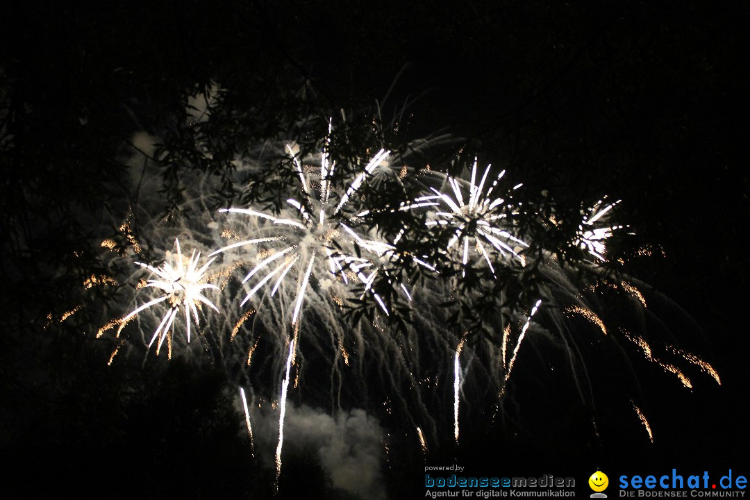 Seenachtfest mit Feuerwerk: Kreuzlingen am Bodensee, 09.08.2014