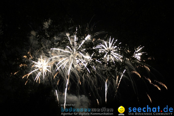 Seenachtfest mit Feuerwerk: Kreuzlingen am Bodensee, 09.08.2014