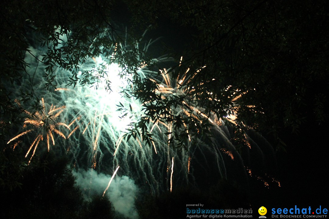 Seenachtfest mit Feuerwerk: Kreuzlingen am Bodensee, 09.08.2014