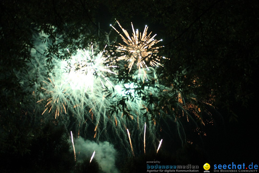 Seenachtfest mit Feuerwerk: Kreuzlingen am Bodensee, 09.08.2014