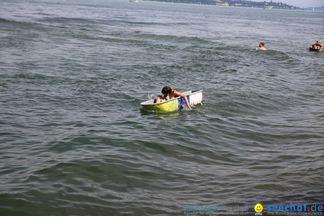 Badewannenrennen DLRG: Bodman-Ludwigshafen am Bodensee, 10.08.2014