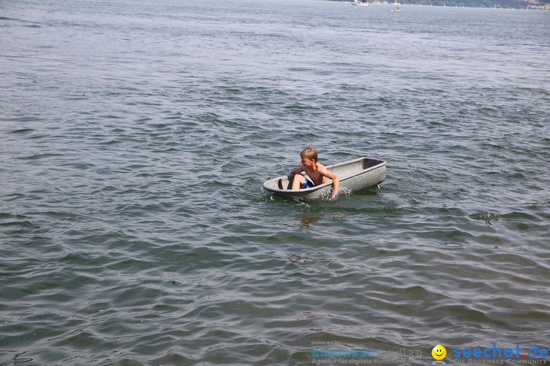 Badewannenrennen DLRG: Bodman-Ludwigshafen am Bodensee, 10.08.2014