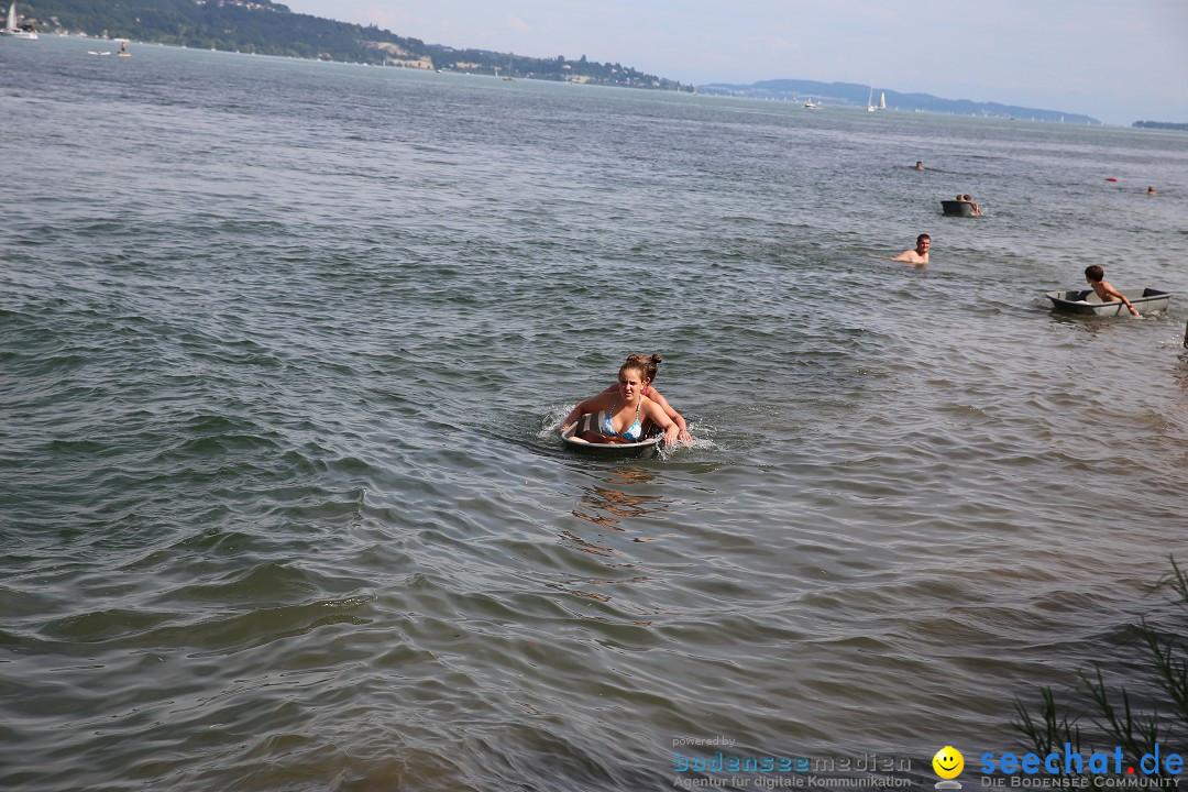 Badewannenrennen DLRG: Bodman-Ludwigshafen am Bodensee, 10.08.2014