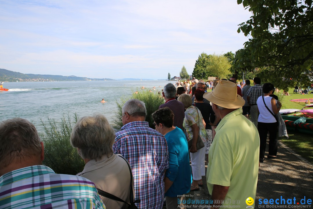 Badewannenrennen DLRG: Bodman-Ludwigshafen am Bodensee, 10.08.2014