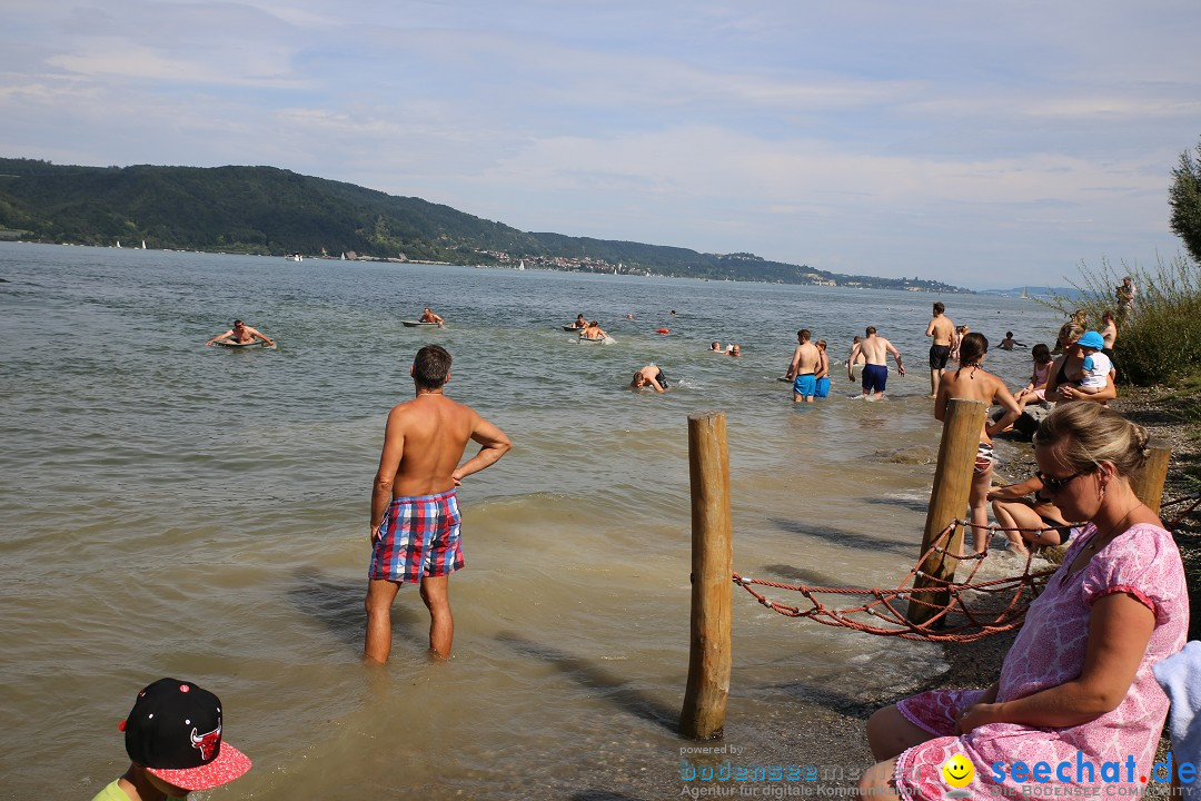 Badewannenrennen DLRG: Bodman-Ludwigshafen am Bodensee, 10.08.2014