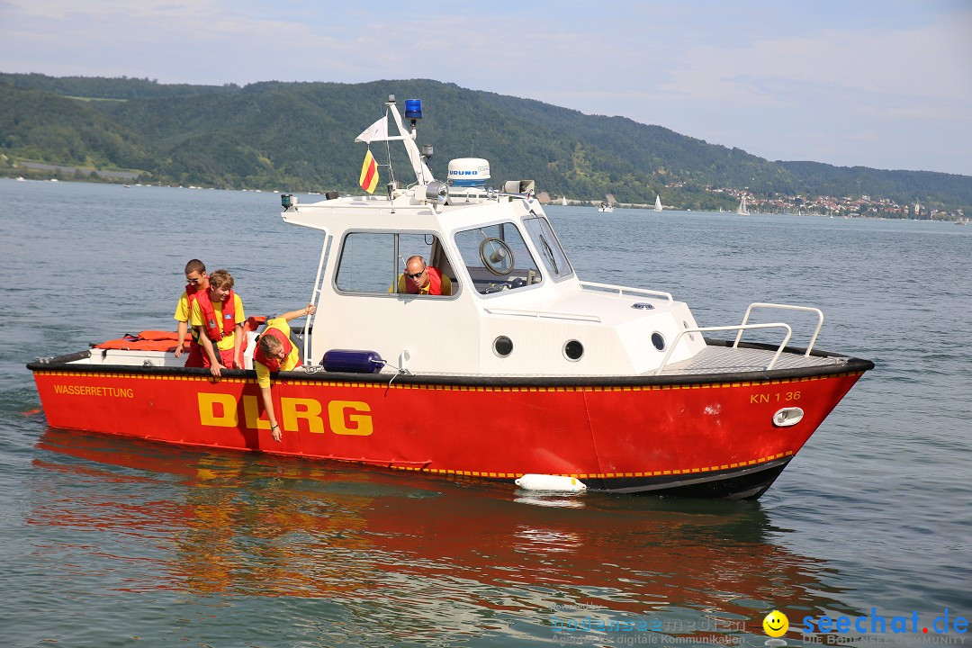 Badewannenrennen DLRG: Bodman-Ludwigshafen am Bodensee, 10.08.2014