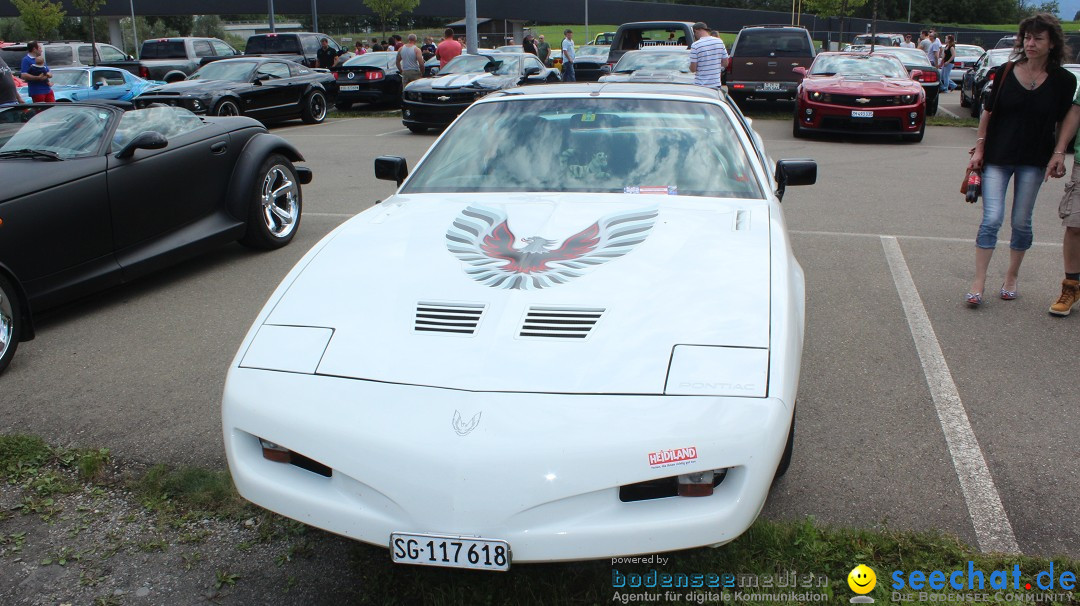 2. US Car Treffen: St. Margrethen am Bodensee, 10.08.2014