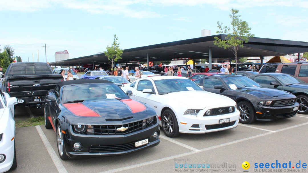 2. US Car Treffen: St. Margrethen am Bodensee, 10.08.2014