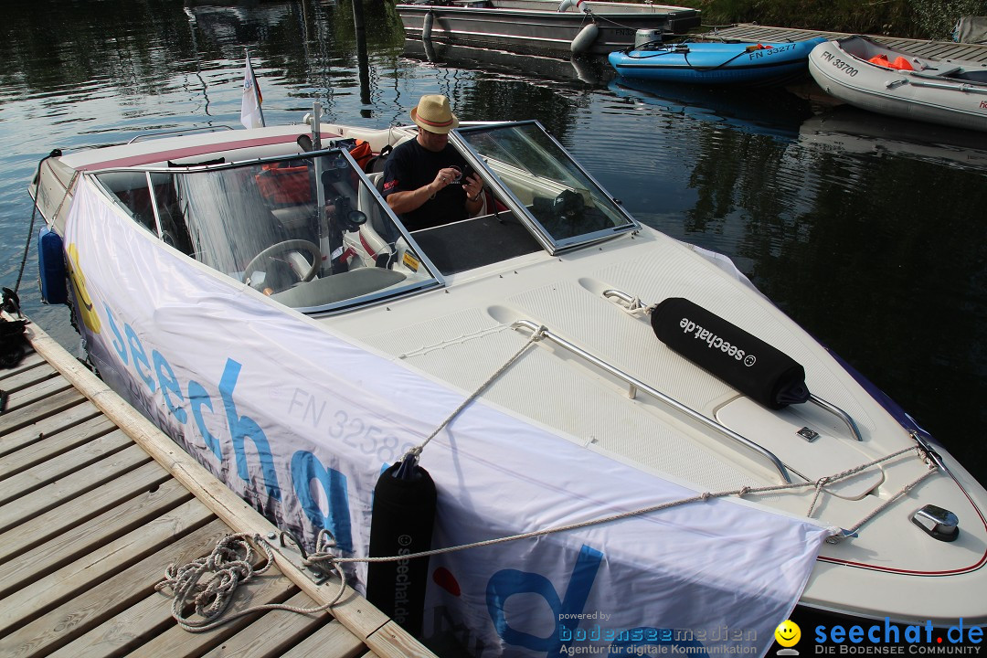 Bodensee Breitenquerung, Patrick und Uli: Romanshorn - FN, 12.08.2014
