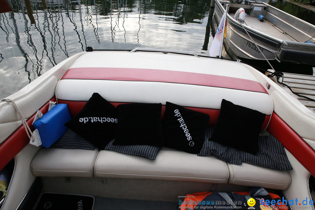 Bodenseequerung mit seechat.de Begleitboot: Jacque: Friedrichshafen, 25.08.