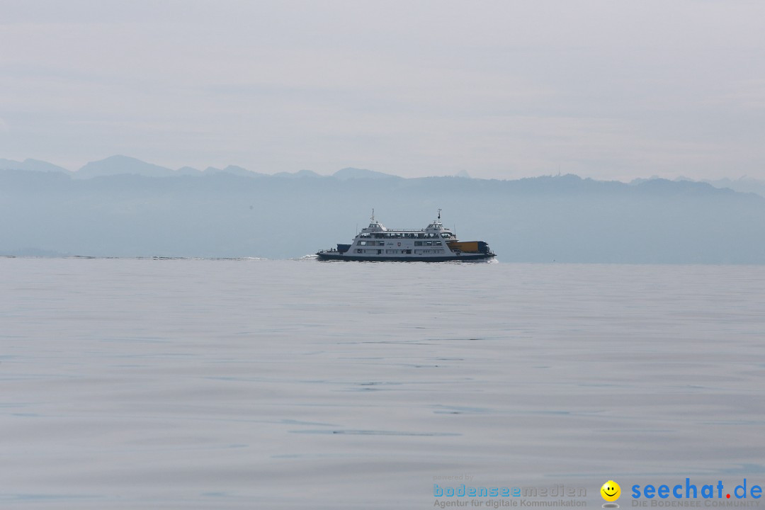 Bodenseequerung mit seechat.de Begleitboot: Jacque: Friedrichshafen, 25.08.