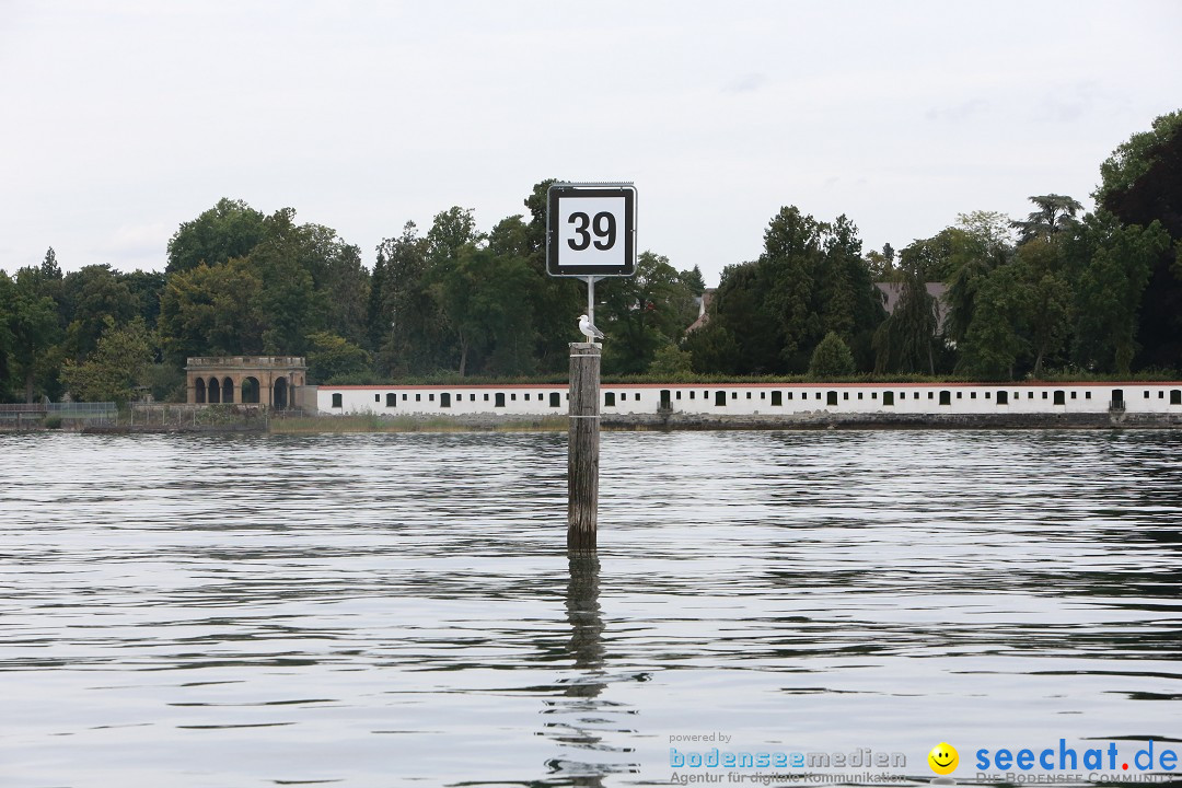 Bodenseequerung mit seechat.de Begleitboot: Jacque: Friedrichshafen, 25.08.