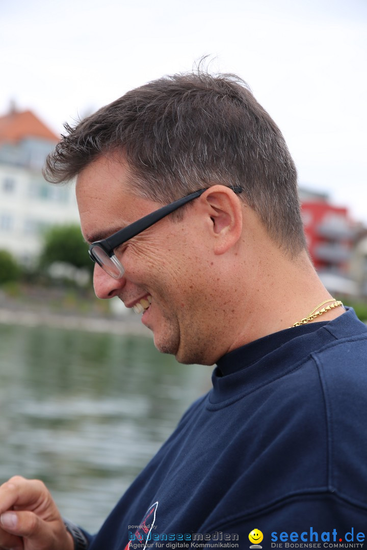Bodenseequerung mit seechat.de Begleitboot: Jacque: Friedrichshafen, 25.08.