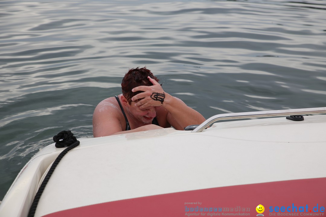 Bodenseequerung mit seechat.de Begleitboot: Jacque: Friedrichshafen, 25.08.