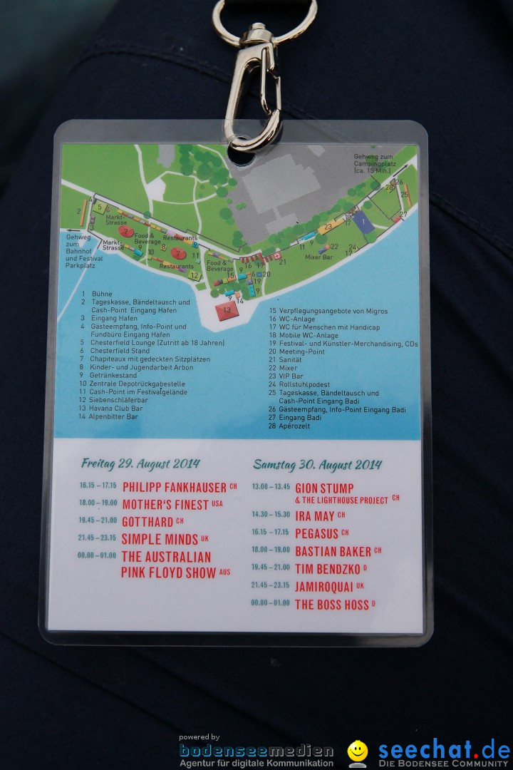 Summerdays Festival: Arbon in der Schweiz am Bodensee, 30.08.2014