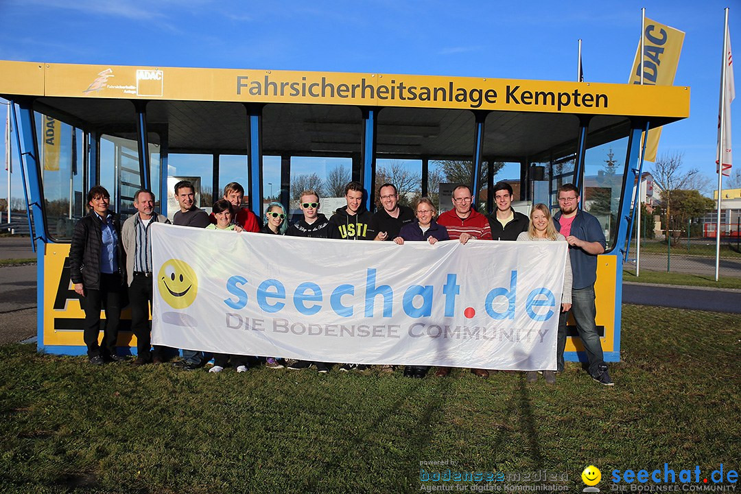 2. SEECHAT.DE Verkehrssicherheitstag auf der ADAC-Anlage: Kempten, 22.11.14