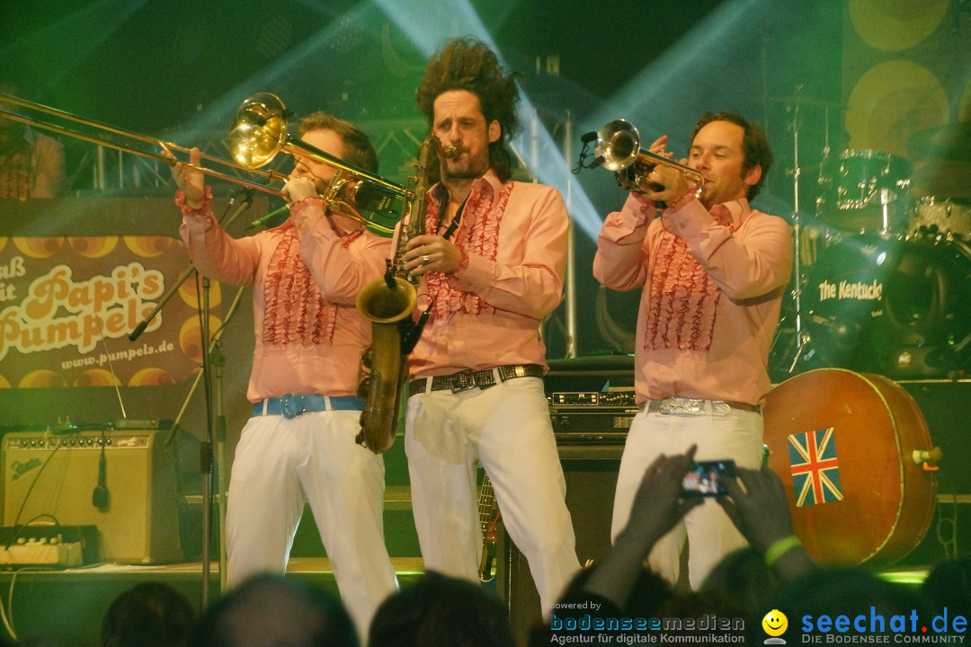 Benefizkonzert: Glasperlenspiel und Papis Pumpels: Stockach, 23.12.2014
