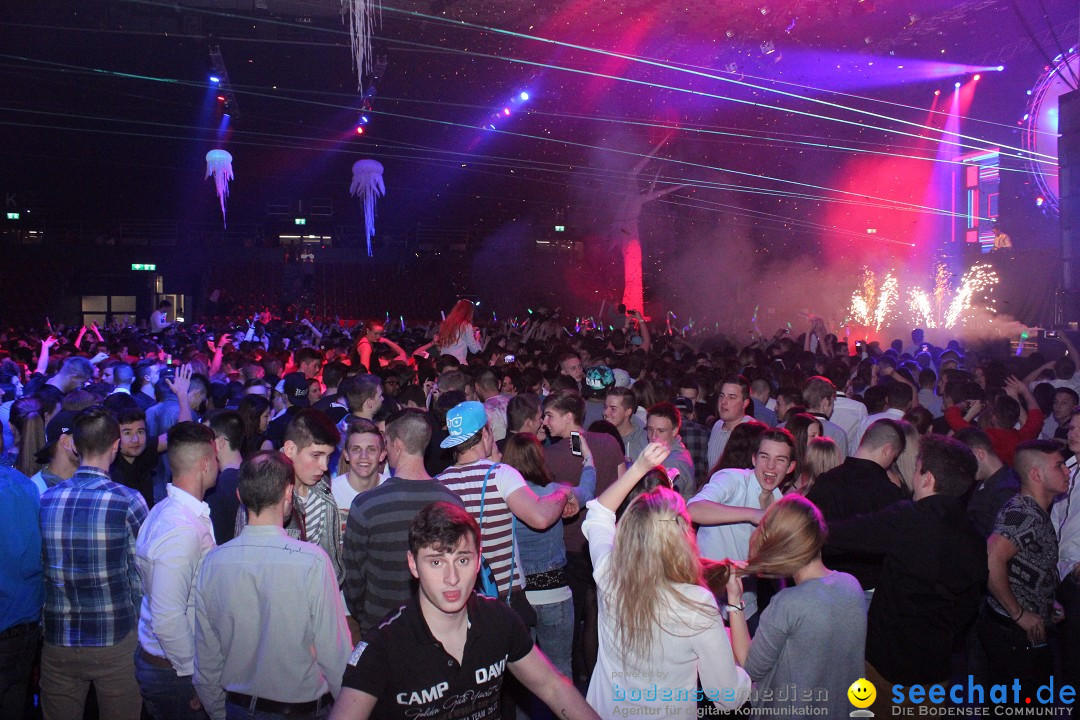 BIG BANG SYLVESTER PARTY: Basel - Schweiz, 31.12.2014