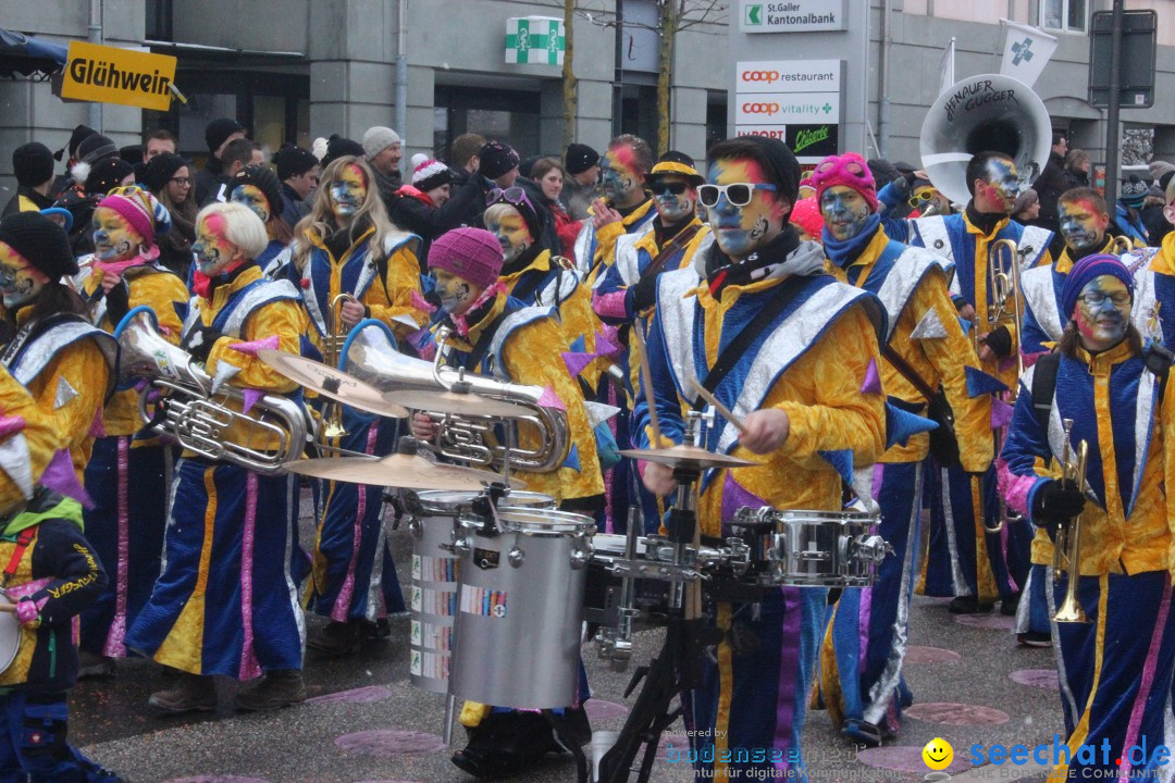 Faschingsumzug mit Motto: Weisch no - Gossau SG, Schweiz, 25.01.2015