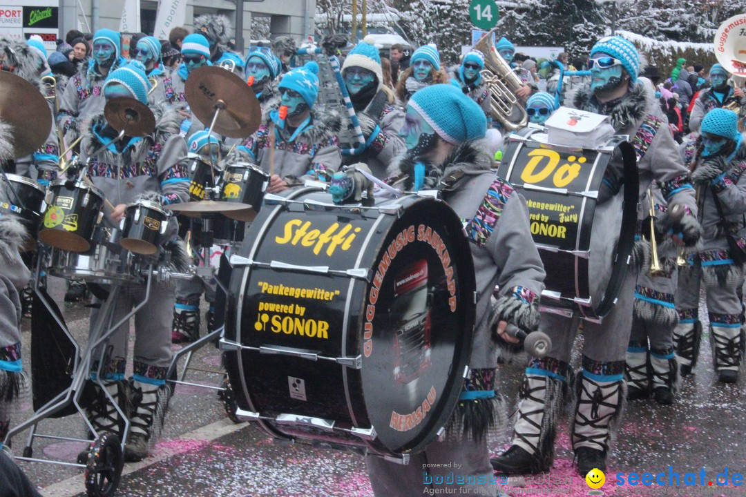 Faschingsumzug mit Motto: Weisch no - Gossau SG, Schweiz, 25.01.2015