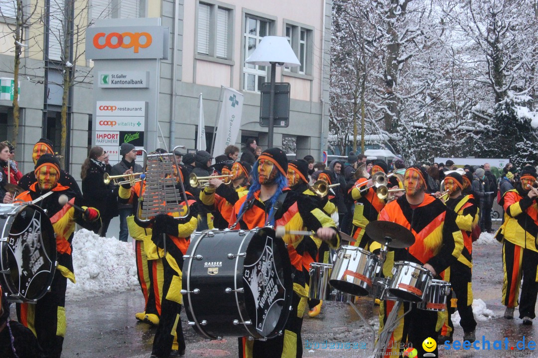 Faschingsumzug mit Motto: Weisch no - Gossau SG, Schweiz, 25.01.2015