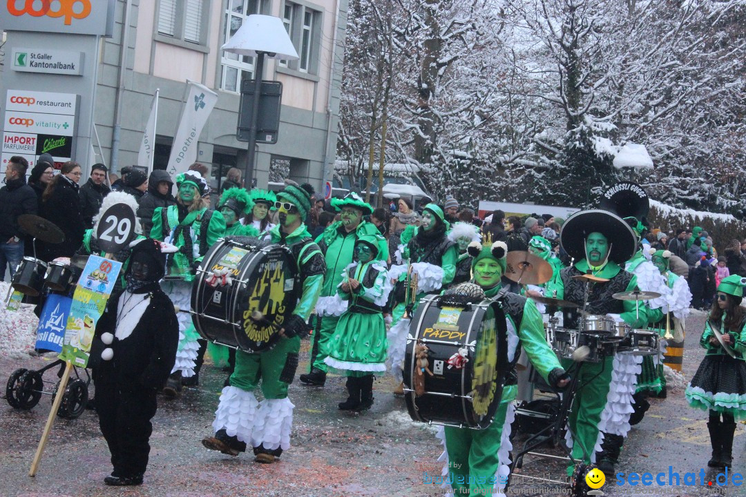 Faschingsumzug mit Motto: Weisch no - Gossau SG, Schweiz, 25.01.2015