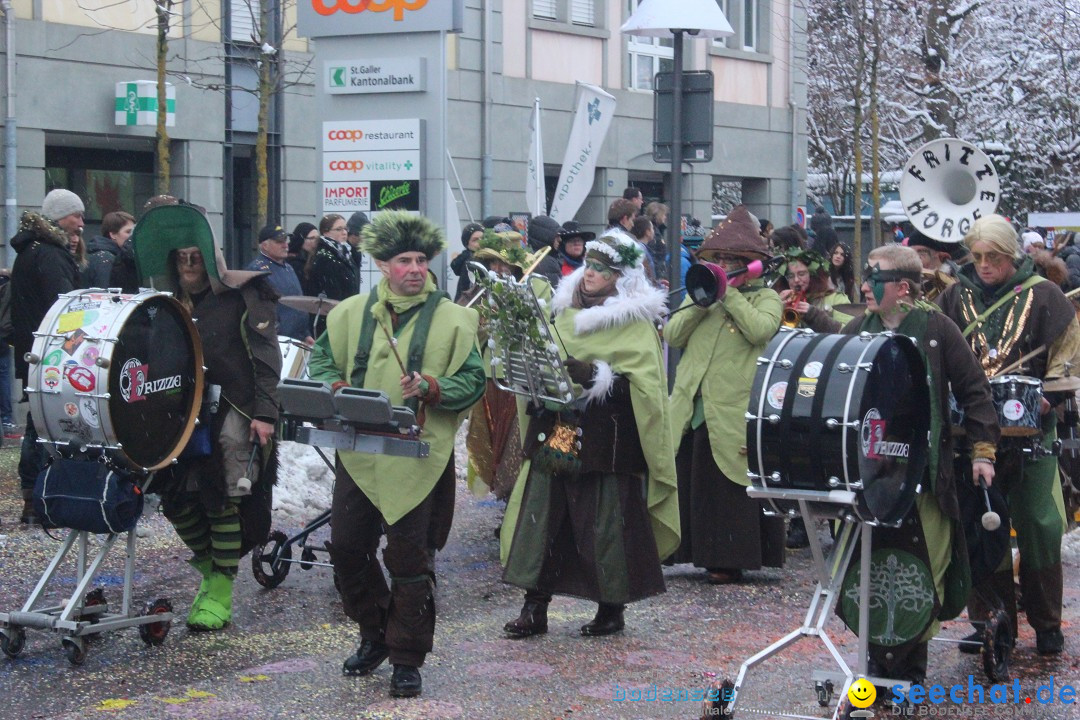 Faschingsumzug mit Motto: Weisch no - Gossau SG, Schweiz, 25.01.2015