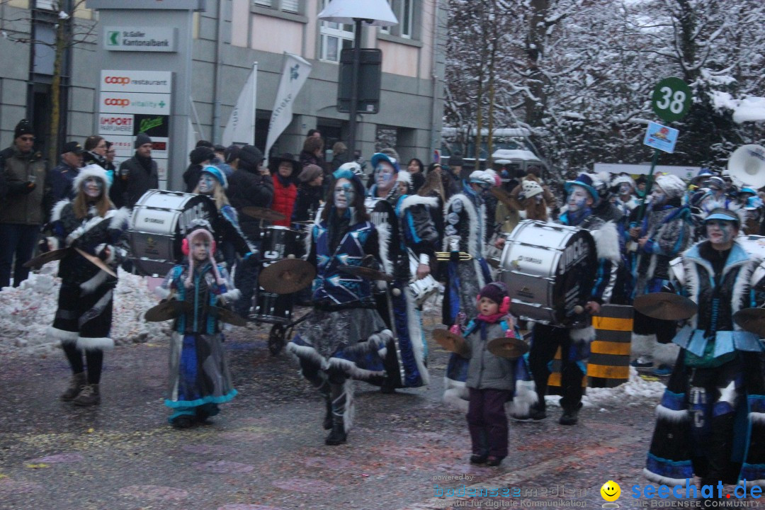 Faschingsumzug mit Motto: Weisch no - Gossau SG, Schweiz, 25.01.2015
