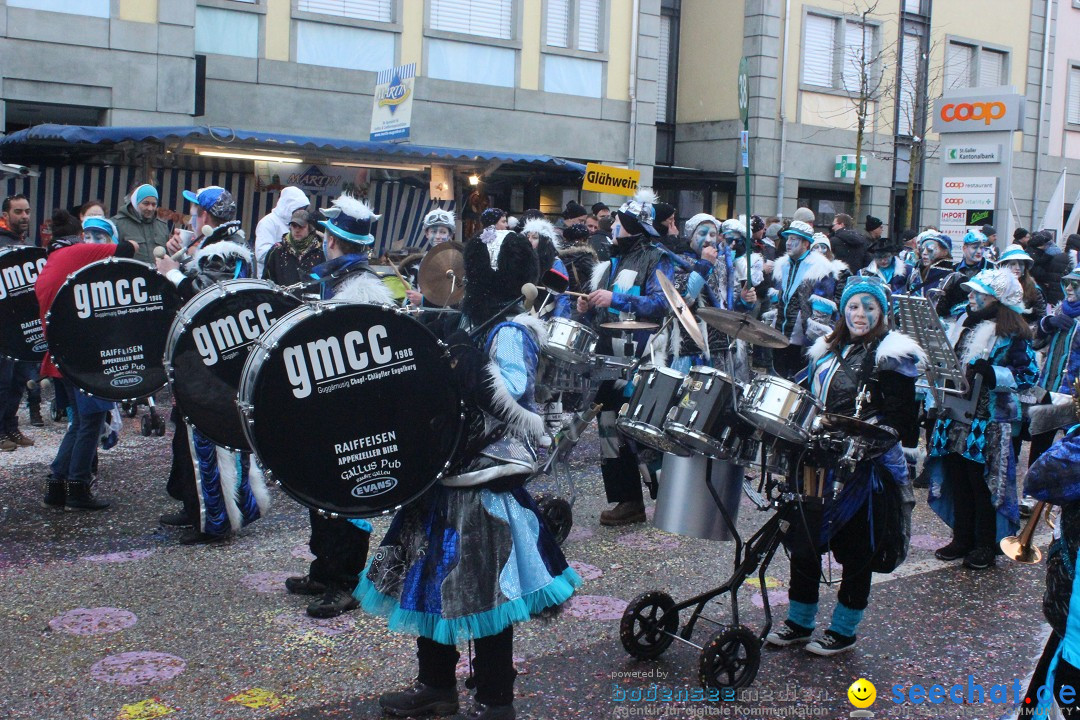 Faschingsumzug mit Motto: Weisch no - Gossau SG, Schweiz, 25.01.2015