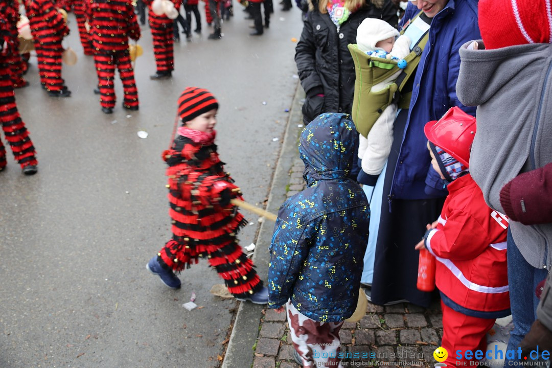 Fasnet Festumzug mit Motivwagen : Stockach am Bodensee, 01.02.2015