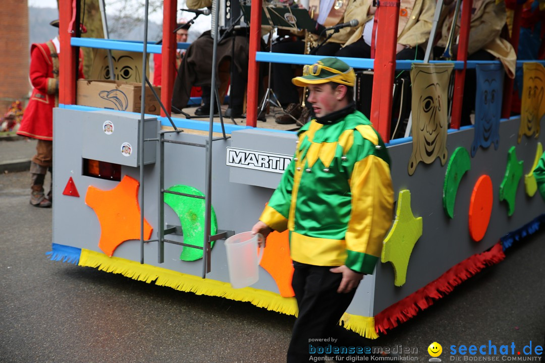 Fasnet Festumzug mit Motivwagen : Stockach am Bodensee, 01.02.2015