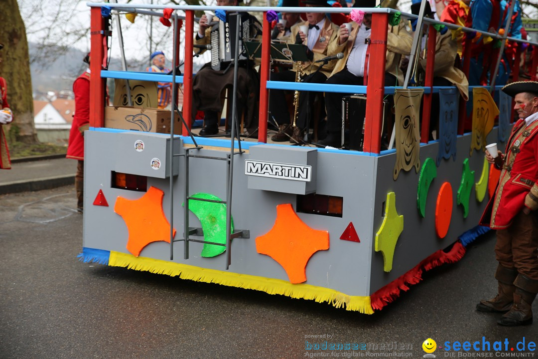 Fasnet Festumzug mit Motivwagen : Stockach am Bodensee, 01.02.2015