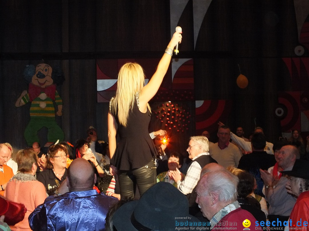 Bandscheibenball mit Rosanna Rocci: Bad Buchau am Bodensee, 06.02.2015