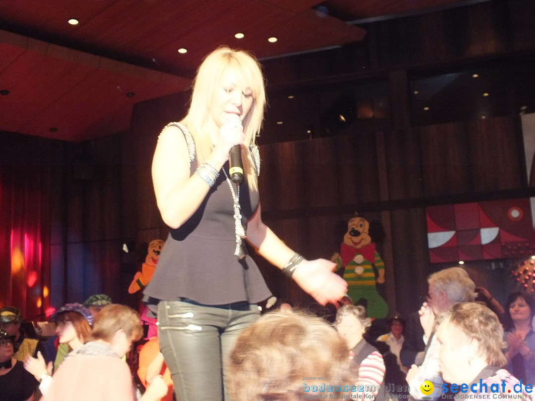 Bandscheibenball mit Rosanna Rocci: Bad Buchau am Bodensee, 06.02.2015