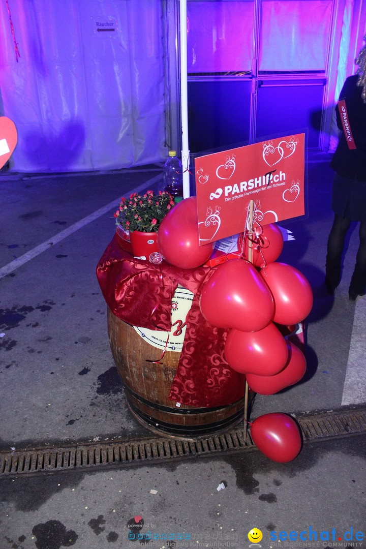 Sauknapp-Party - Eis mit Stiel: Herisau in der Schweiz, 07.02.2015