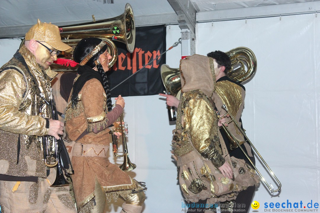 Sauknapp-Party - Eis mit Stiel: Herisau in der Schweiz, 07.02.2015