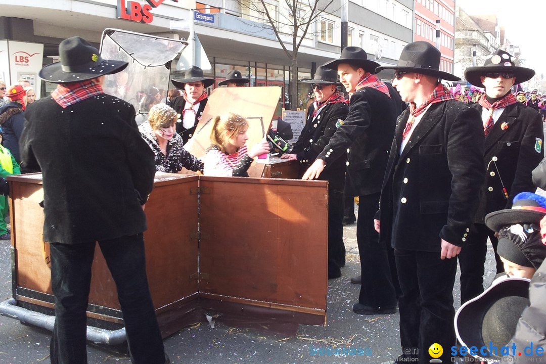 Fasnetsumzug mit Poppele Zunft: Singen am Bodensee, 14.02.2015