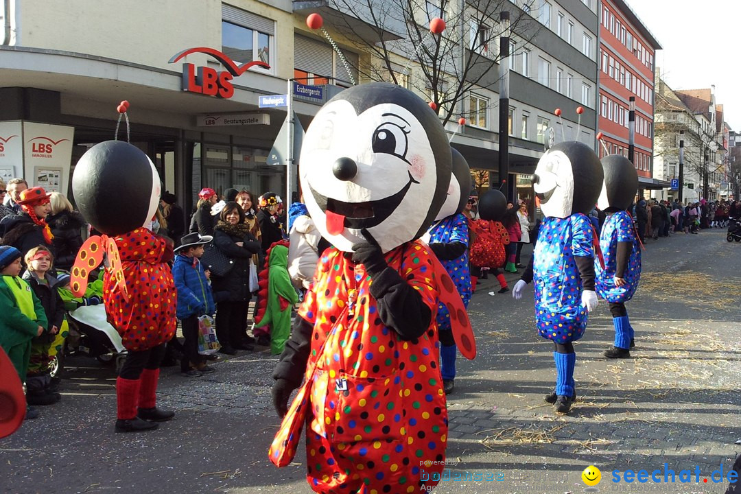 Fasnetsumzug mit Poppele Zunft: Singen am Bodensee, 14.02.2015