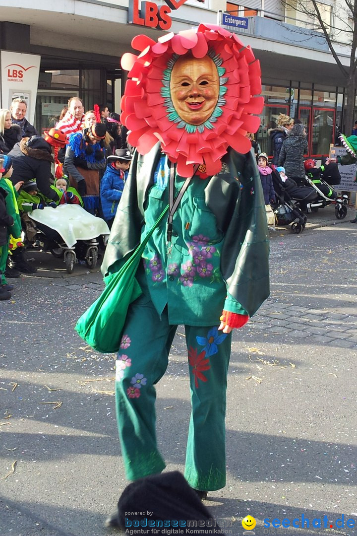 Fasnetsumzug mit Poppele Zunft: Singen am Bodensee, 14.02.2015