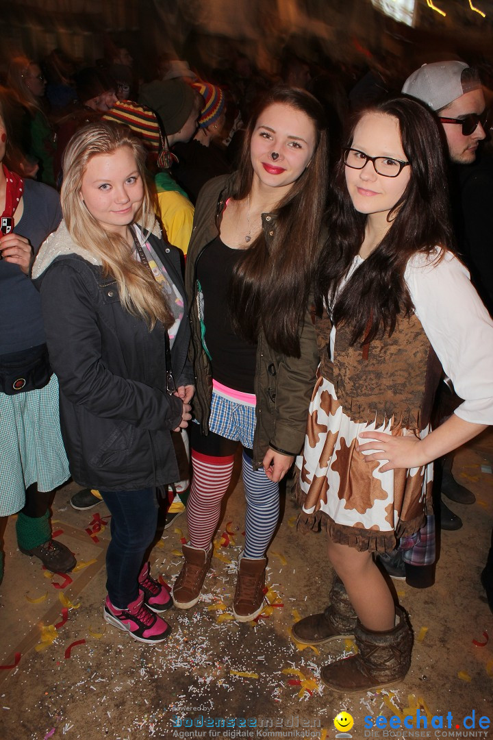 Rosenmontags Fasnetsparty mit den YETIS: Messkirch am Bodensee, 16.02.2015
