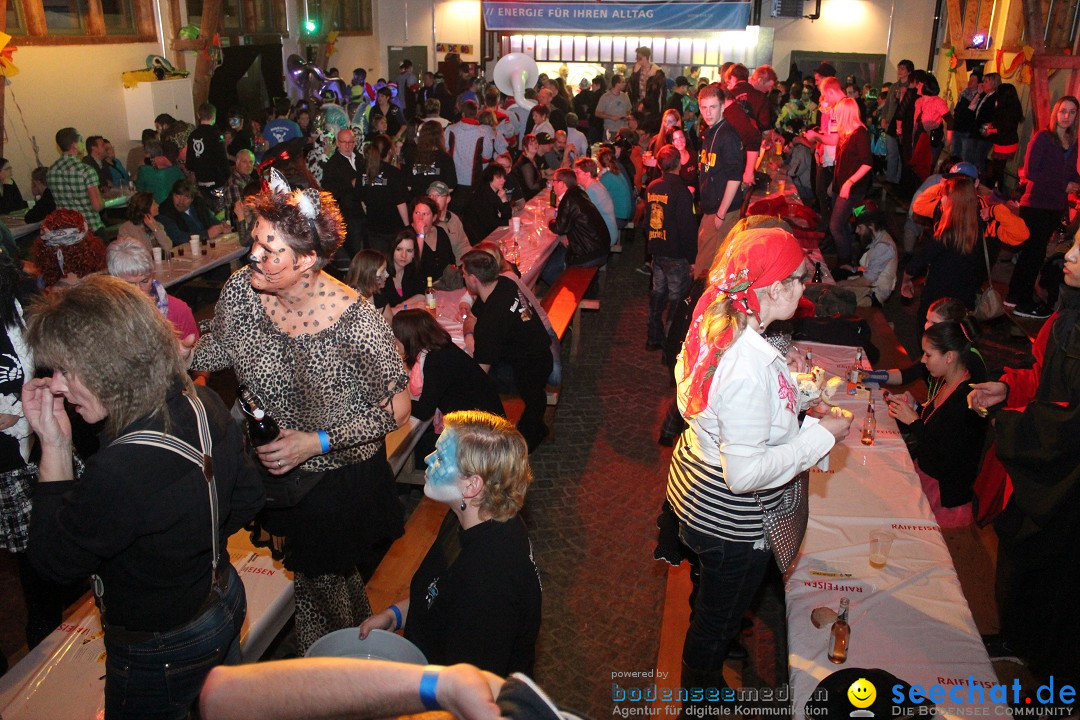 Guggenparty: Herisau in der Schweiz, 21.02.2015