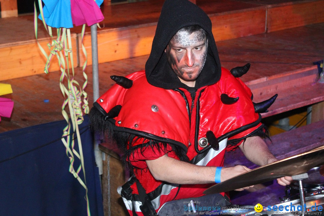 Guggenparty: Herisau in der Schweiz, 21.02.2015