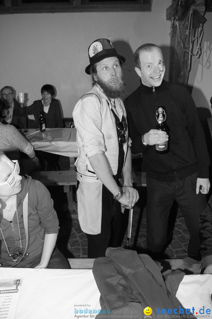 Guggenparty: Herisau in der Schweiz, 21.02.2015