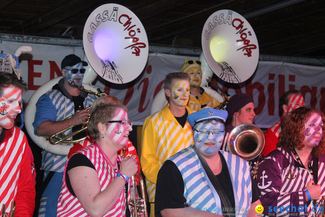 Guggenparty: Herisau in der Schweiz, 21.02.2015