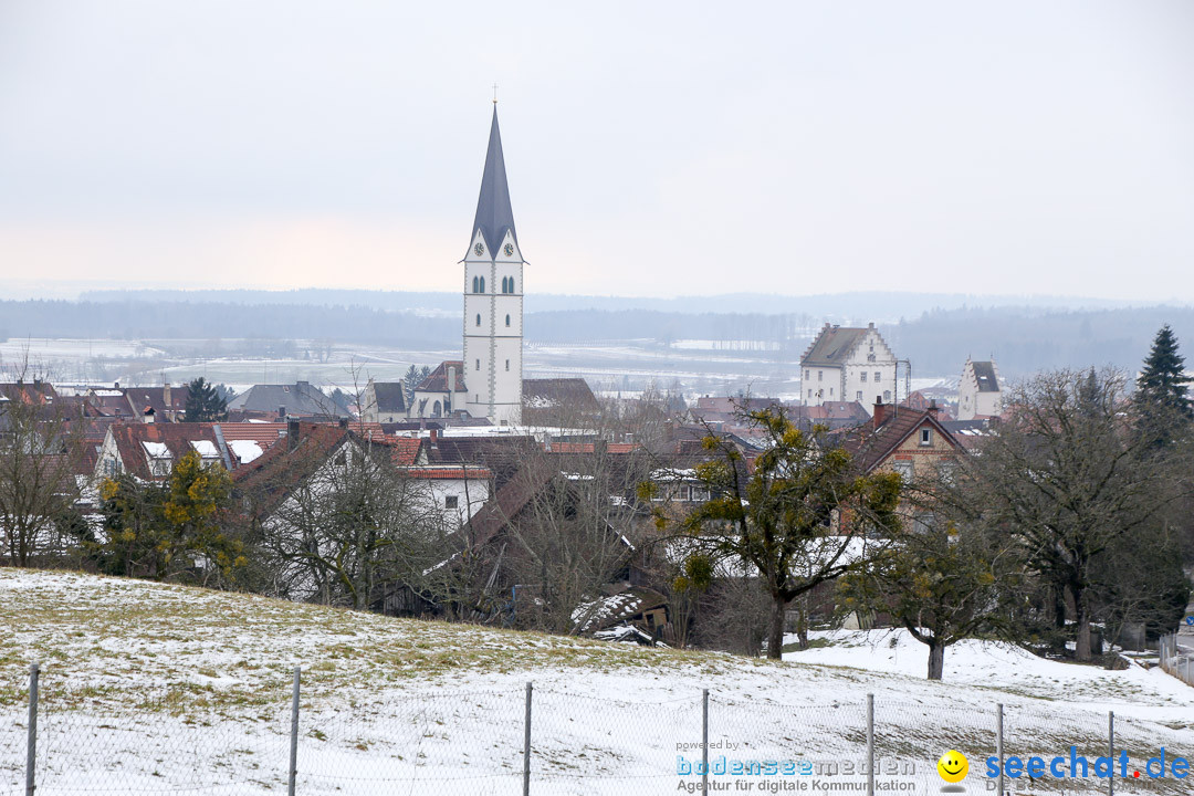 Funkenfeuer in Ittendorf bei Markdorf am Bodensee, 22.02.2015