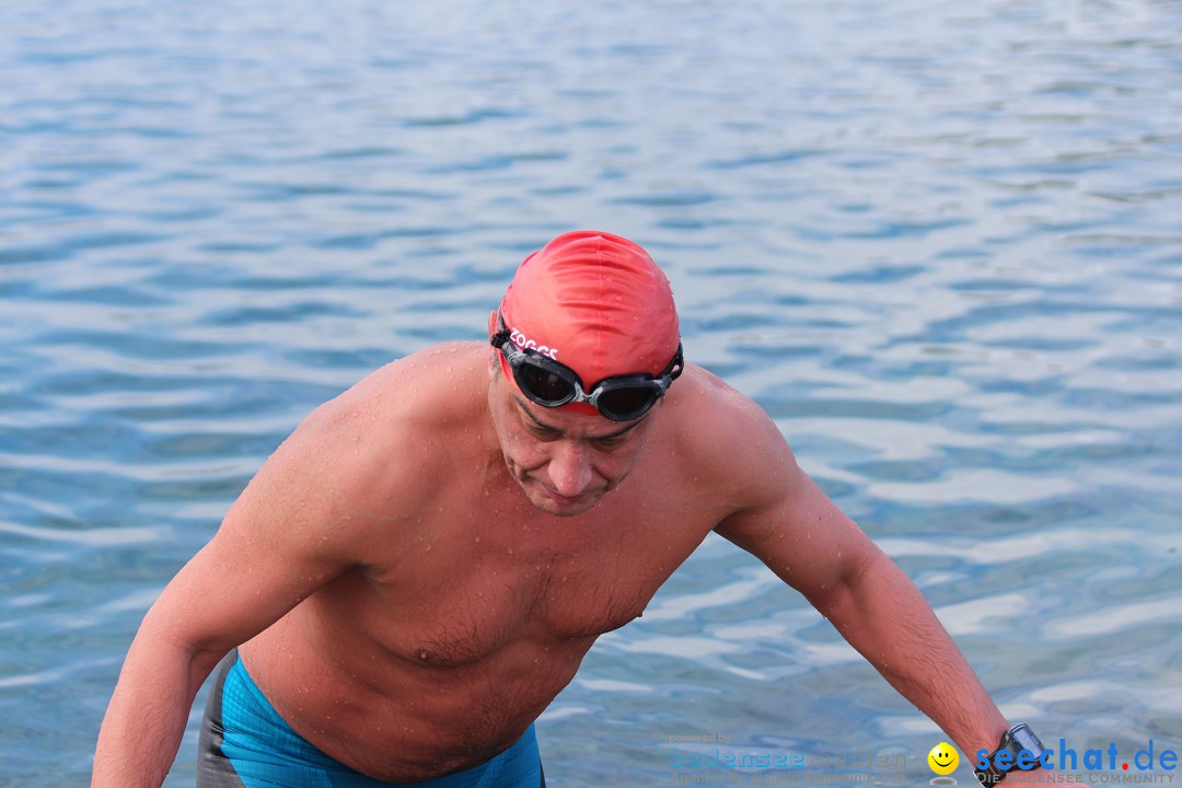 Ice Mile - Extremschwimmer Hamza Bakircioglu: See in Sonthofen, 28.02.2015
