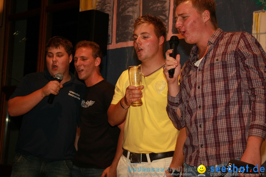 Karaoke und Cocktailparty in Nenzingen am Bodensee: 10.10.2009