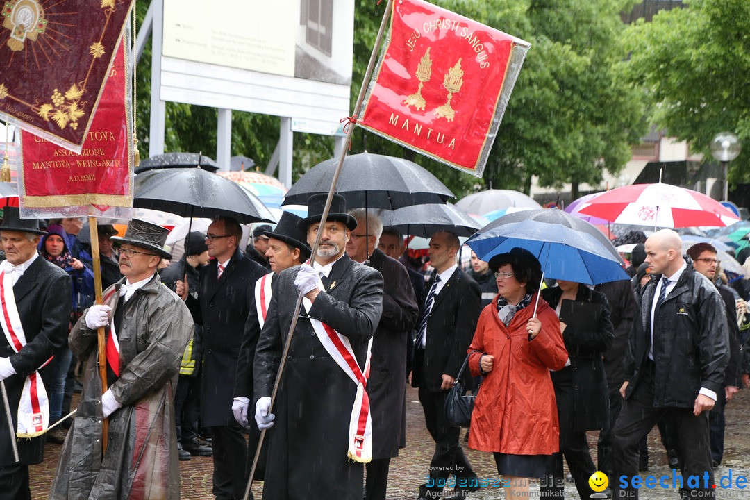 Blutritt: Heilig-Blut-Reliquie: Weingarten am Bodensee, 15.05.2015