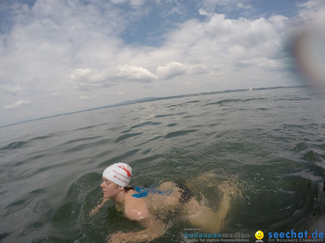 Svenja Holzinger durchquert den Bodensee: Friedrichshafen, 24.05.2015